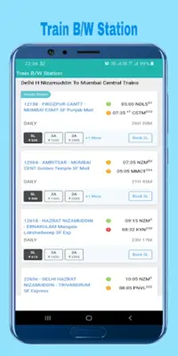 Train Enquiry, Indian Railway - IRCTC & PNR Status android App screenshot 2