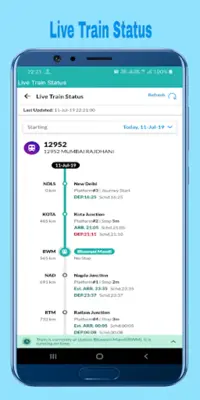 Train Enquiry, Indian Railway - IRCTC & PNR Status android App screenshot 5